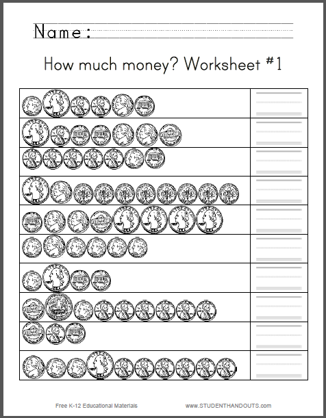Money Worksheets For Grade 2