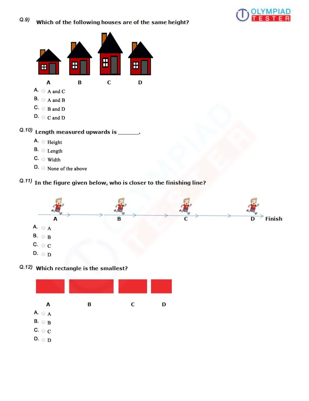 Worksheet For Class 1 Math