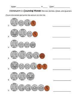 Touch Money Worksheets Pdf