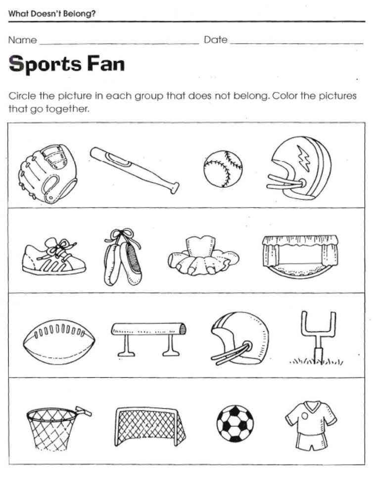 Sports Worksheets