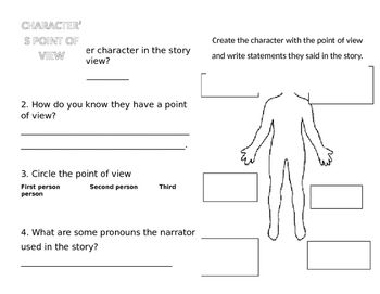 Point Of View Worksheets 2nd Grade
