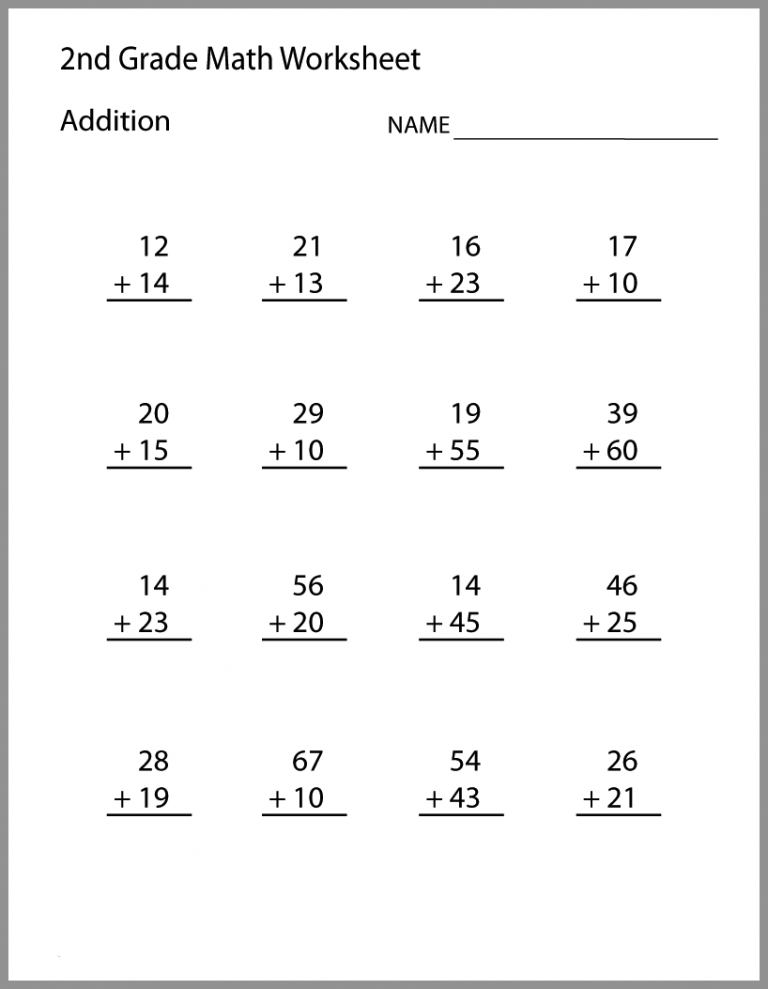 Math Worksheets Grade 4 Pdf