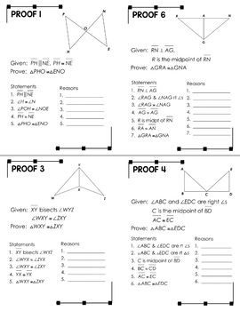Proof Proving Triangles Congruent Worksheet