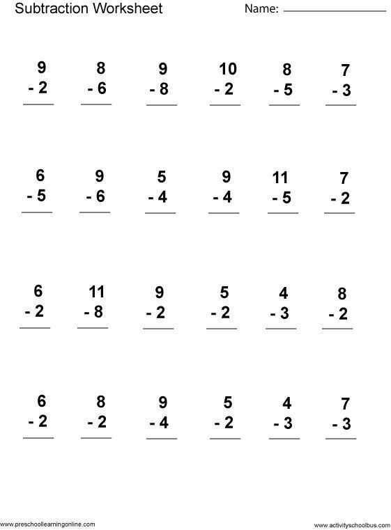 Math Practice Worksheets First Grade