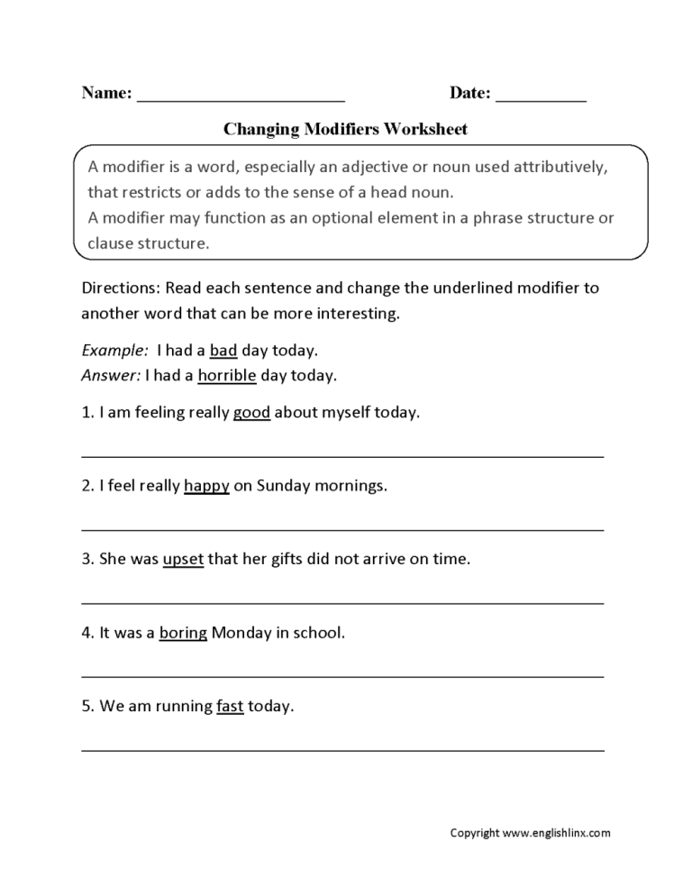 4th Grade Commonly Confused Words Worksheet