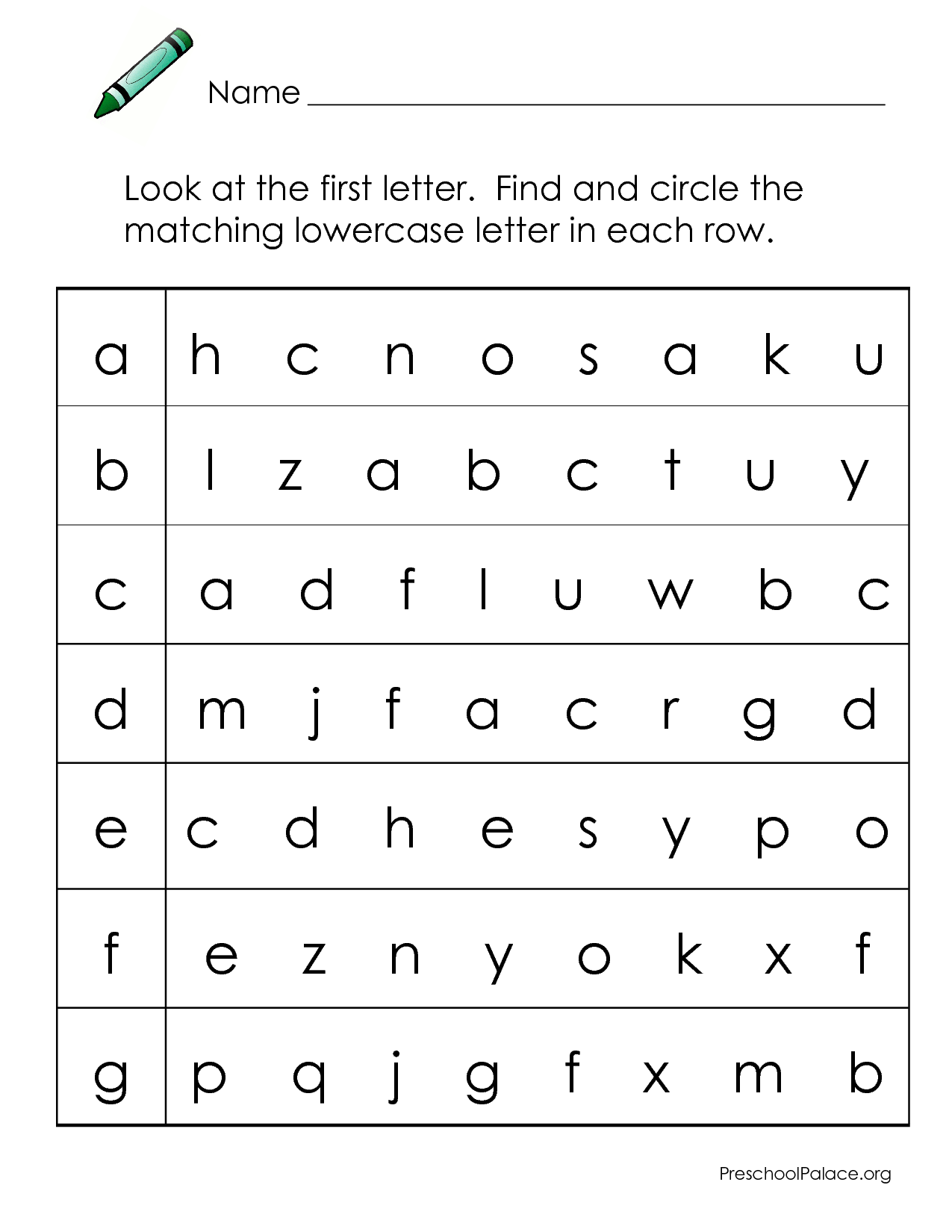 Kindergarten Alphabet Worksheets Preschool Thekidsworksheet