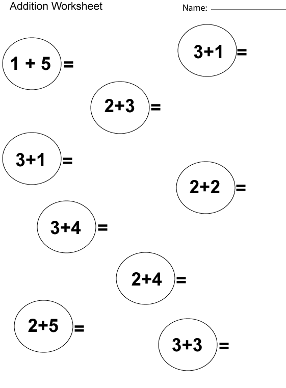 1st Grade Beginner Subtraction Worksheets