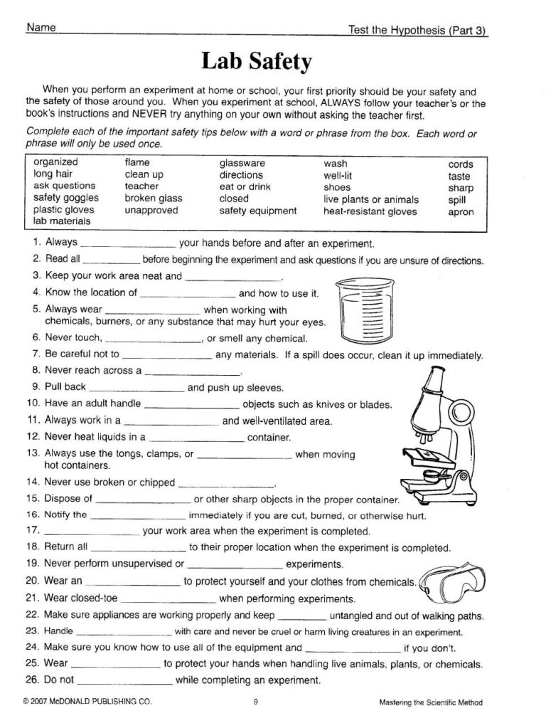 4th Grade Science Worksheets Free