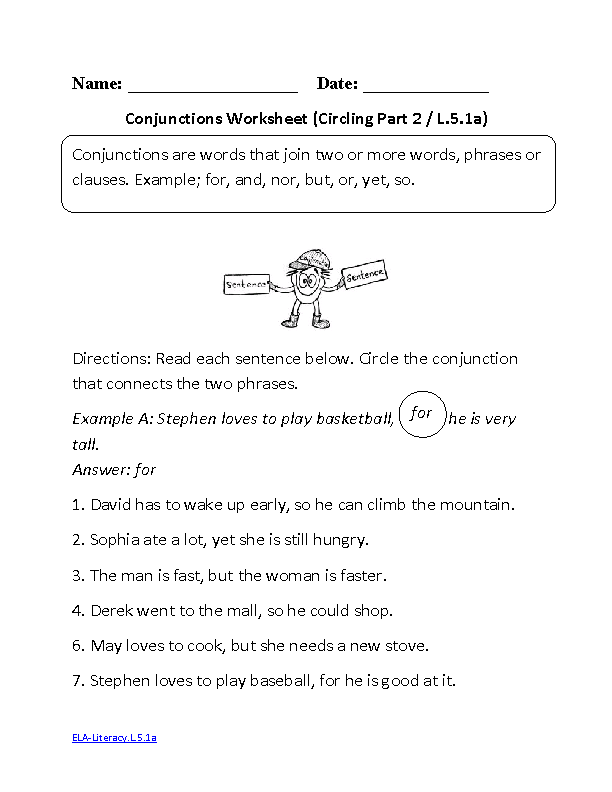 Grammar 5th Grade English Worksheets