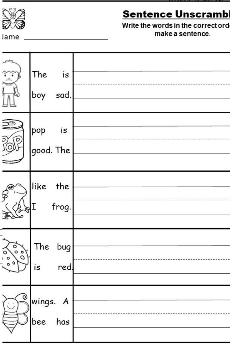 Teacher Worksheets For Kindergarten