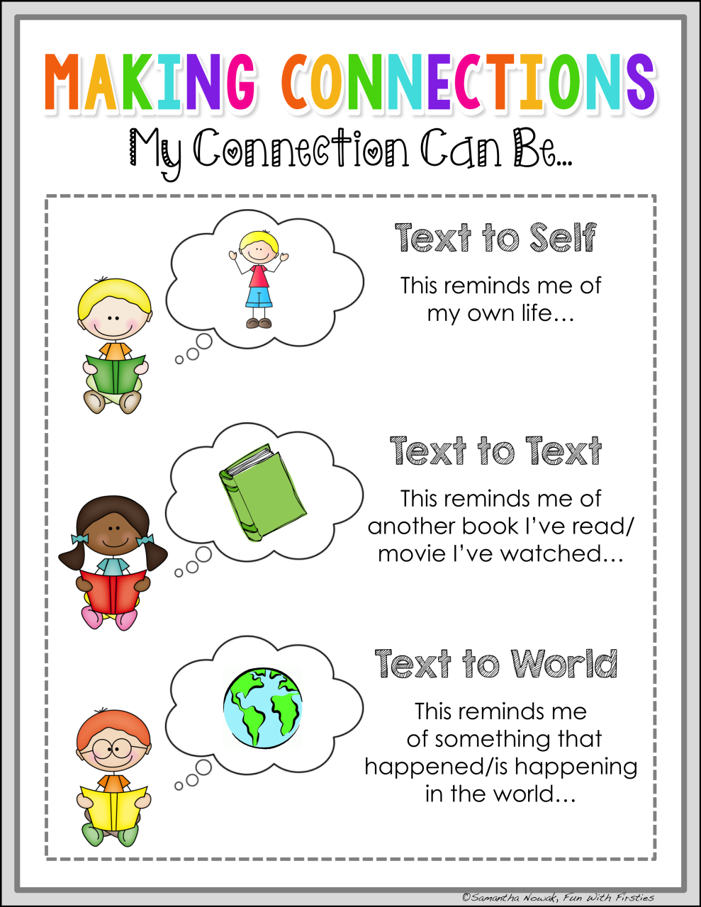 Making Connections Worksheet For Grade 1
