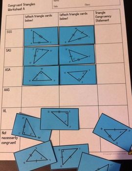 Triangle Congruence Practice Worksheet Answer Key