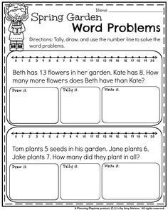 Easy Subtraction Word Problems 1st Grade