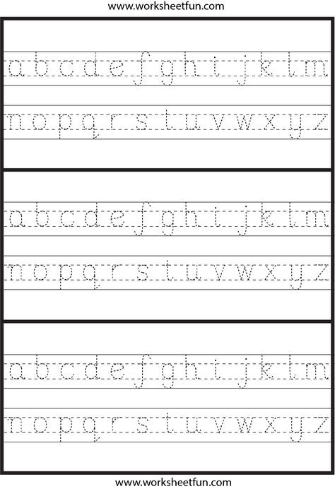 Lowercase Alphabet Writing Practice Worksheets Pdf