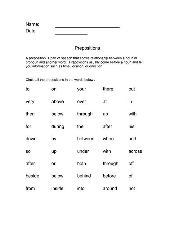 Adjective Phrase Worksheet For Grade 5