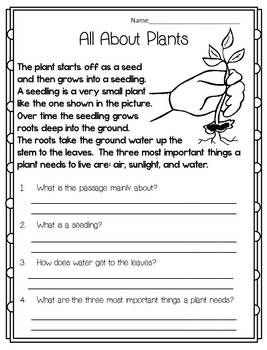 Spring Worksheets For 2nd Grade
