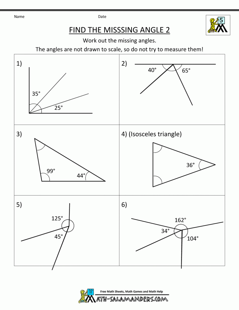 Similar Triangles Worksheet Pdf