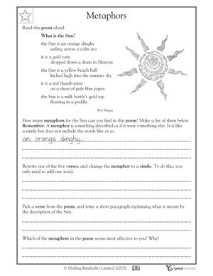 Language Worksheets For 5th Grade