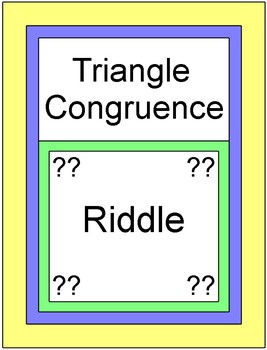 Triangle Congruence Worksheet #2 Answer Key