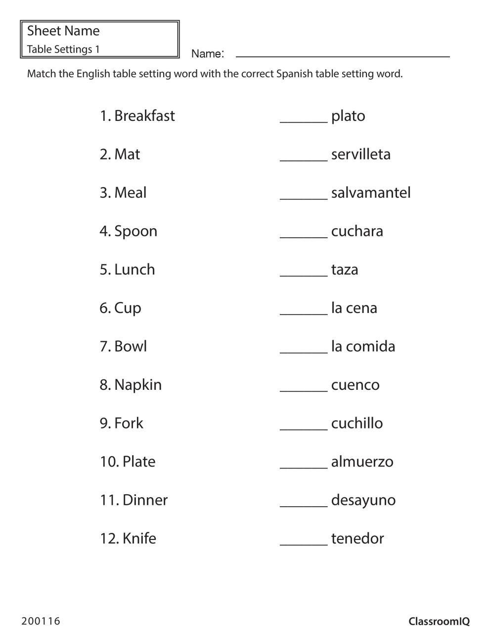 Free Printable Spelling Grade 1 Worksheets