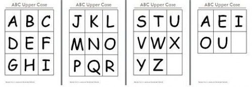 Free Printable Alphabet Letters Upper Case