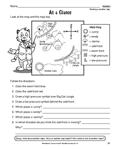 Free Printable Weather Worksheets For 3rd Grade