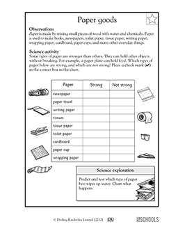 First Grade Science Worksheets For Grade 1