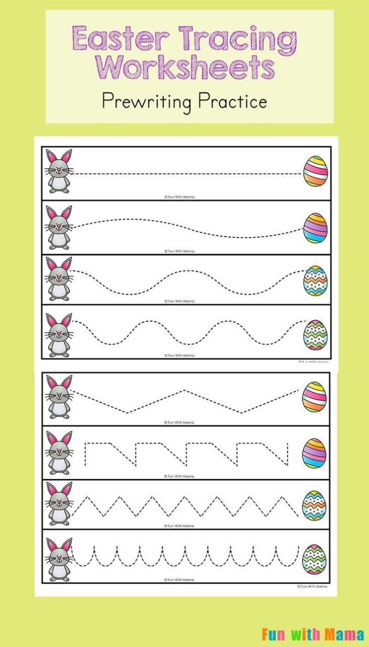 Toddler Tracing Lines Worksheets For 3 Year Olds