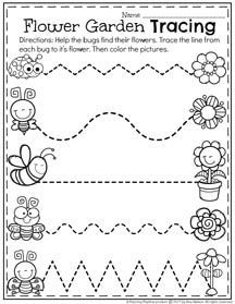 Tracing Worksheets For Kids Preschool