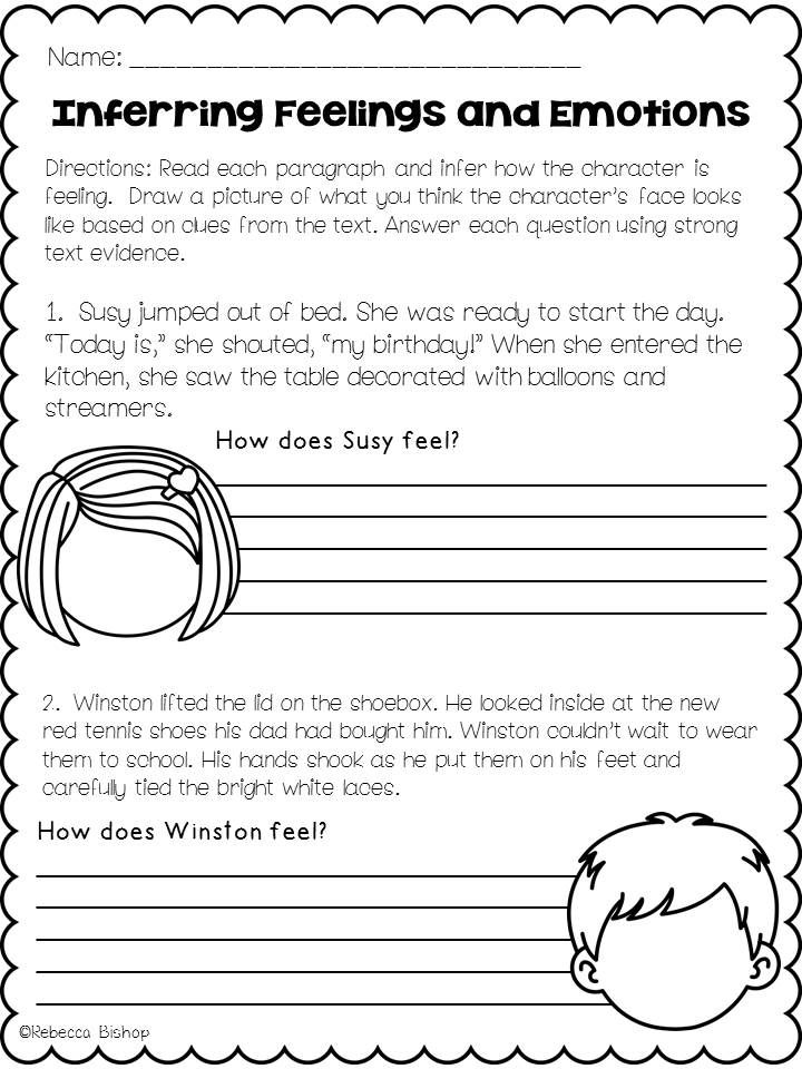 Inference Worksheets 4th Grade