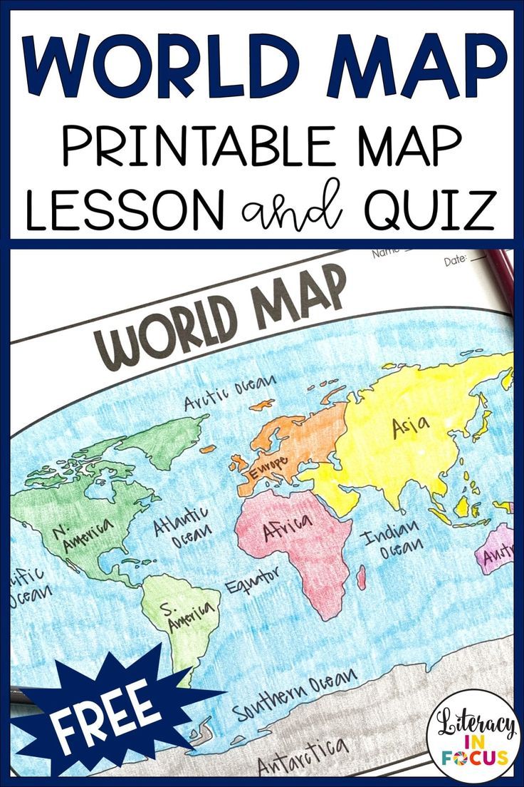 World Map Worksheet Answers