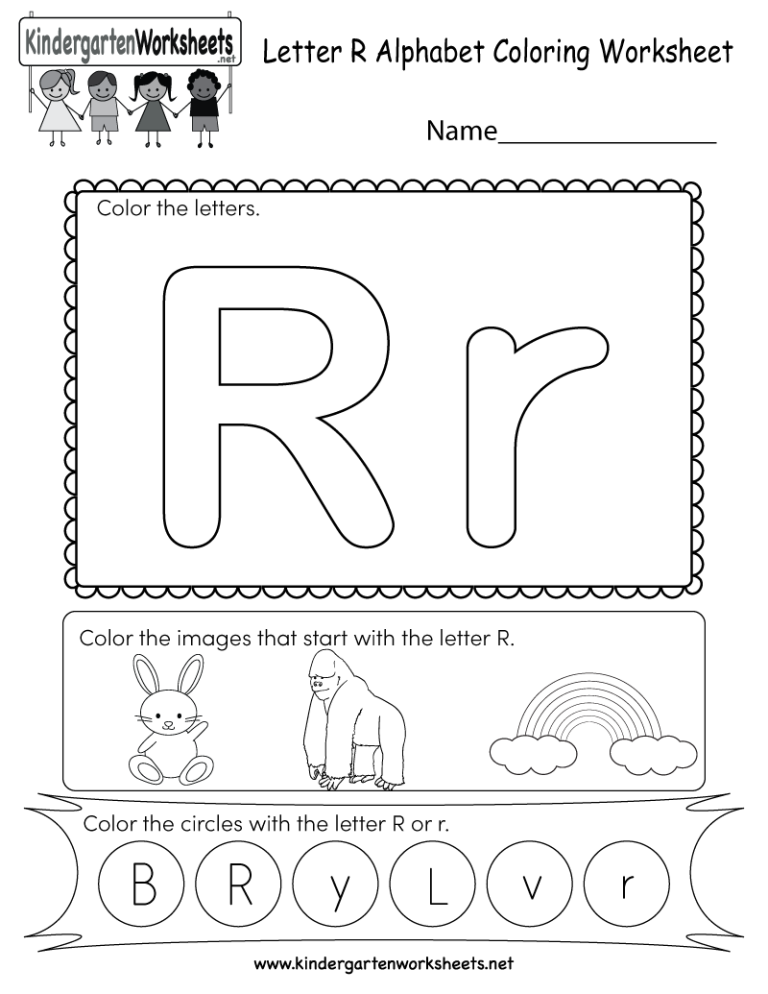 Letter R Worksheets For Preschool