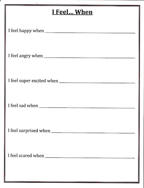Self Esteem Therapy Worksheets For Adults