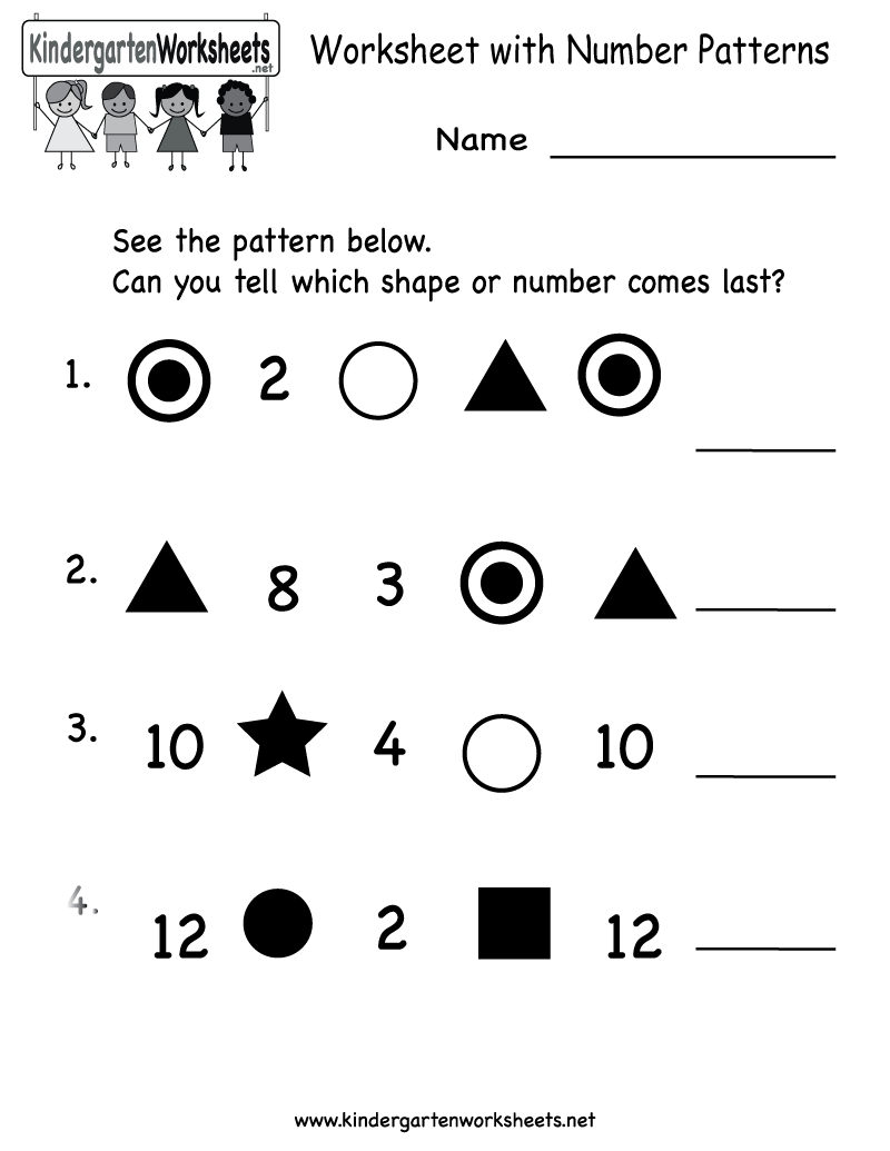 Worksheets For Kids Numbers