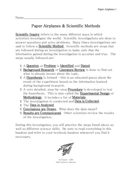 Scientific Method Worksheet Answers Key