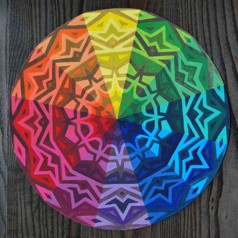 Printable Color Wheel Mandala