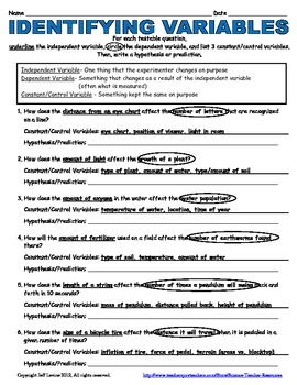 Scientific Method Worksheet Answers 8th Grade