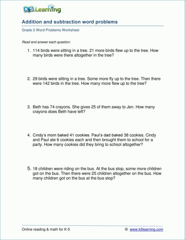 K5 Learning Main Idea Worksheets With Answer Key