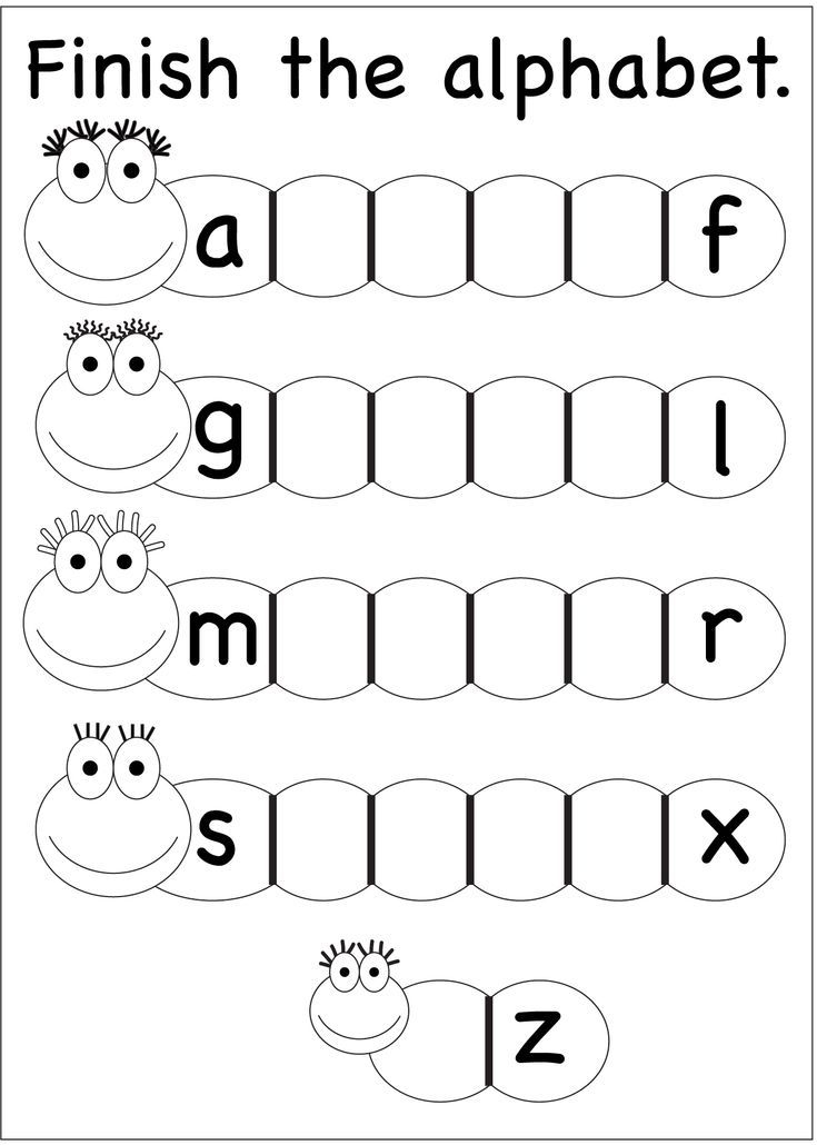 Letter Recognition Alphabet Worksheets For Kindergarten