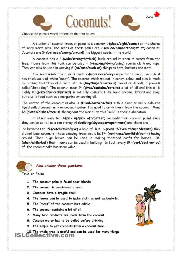 Comprehension For Class 6 Icse