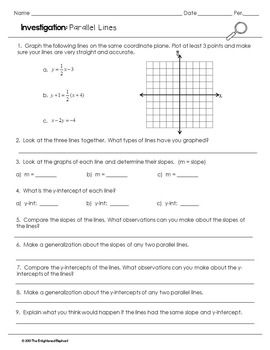 Worksheet Answer Key Writing Equations Of Parallel And Perpendicular Lines