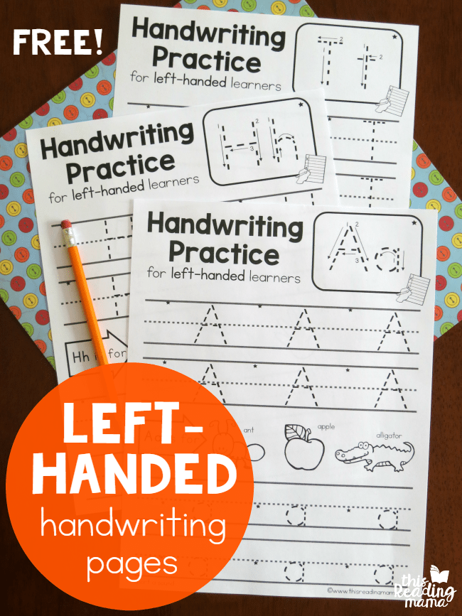Free Left-handed Cursive Writing Worksheets Pdf