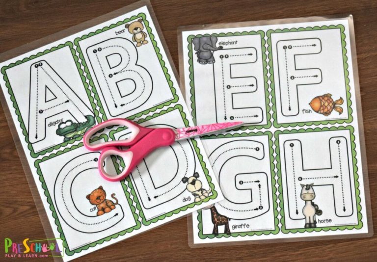 Tracing Letters Cards