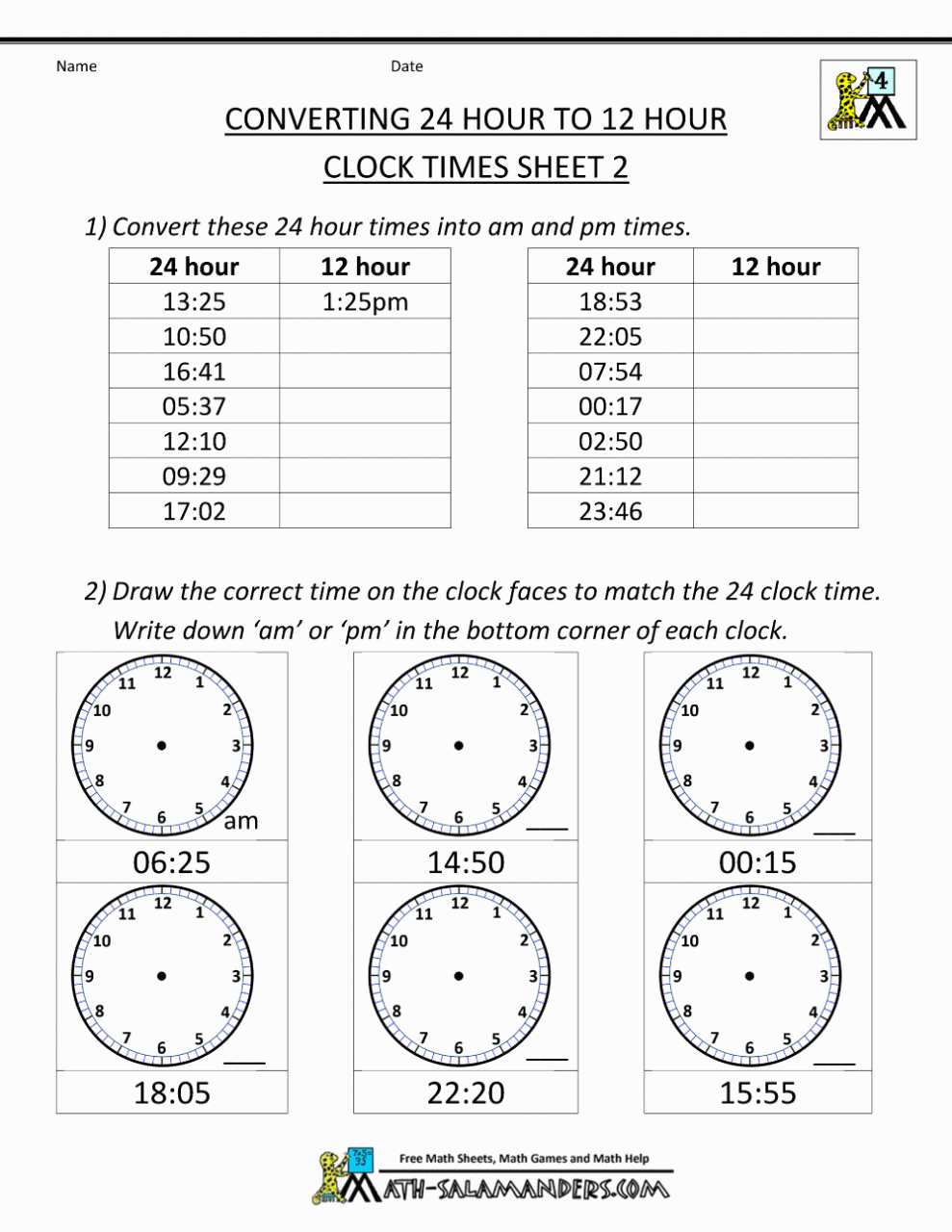 Multiplication Practice Sheets 3s