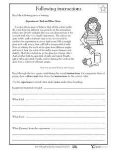Fifth Grade Comprehension Worksheets For Grade 5