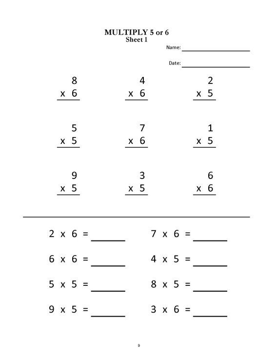 Free Printable Multiplication Worksheets For Grade 2