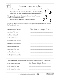 Possessive Pronouns And Contractions Worksheet Answer Key