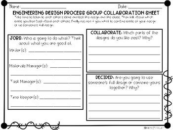 Engineering Design Process Worksheets For Elementary