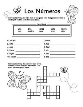 Free Printable Spanish Worksheets For 2nd Grade