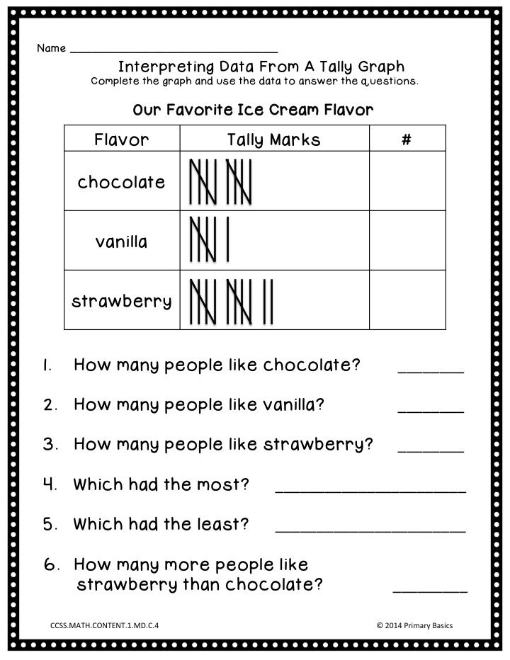 Graphing Worksheets For First Grade